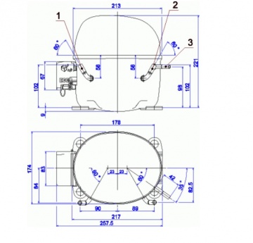 Compresor frigorific Cubigel MX18FB (R404A)